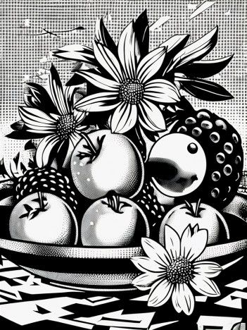 MK Halftone print