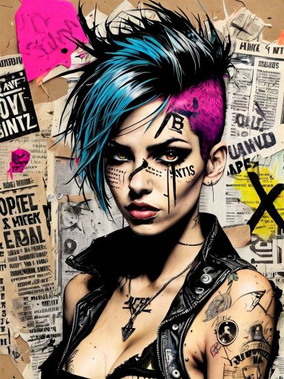MK Punk Collage