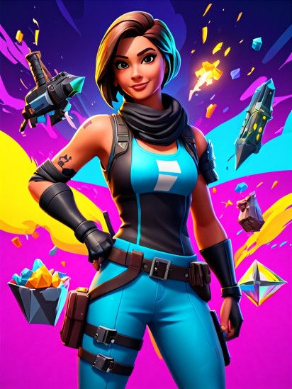 Fortnite Art Style