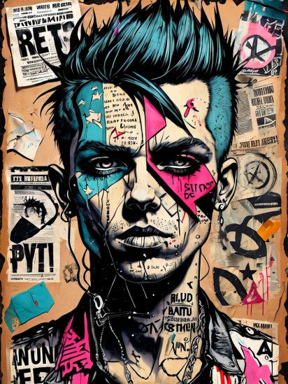 MK Punk Collage
