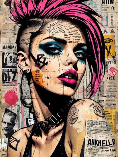 MK Punk Collage
