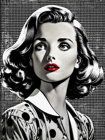 MK Halftone print