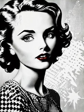 MK Halftone print