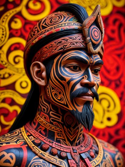 MK dayak art