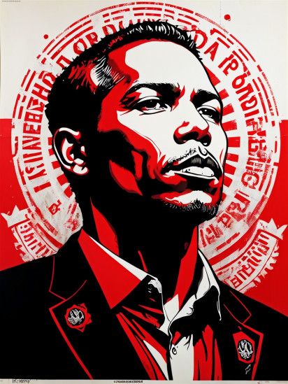 MK shepard fairey style