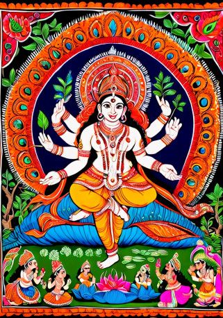 MK patachitra painting