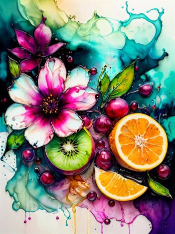 MK Alcohol Ink Art