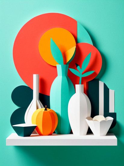 papercraft flat papercut