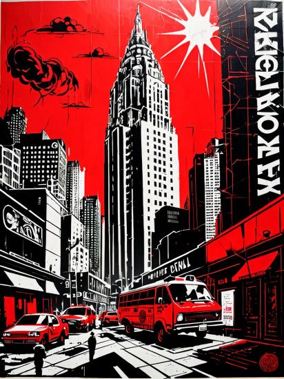 MK shepard fairey style