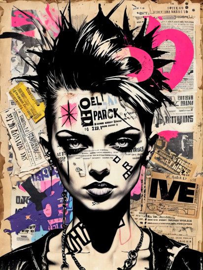 MK Punk Collage