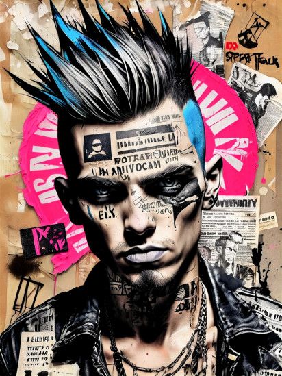 MK Punk Collage