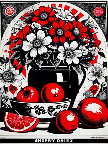 MK shepard fairey style