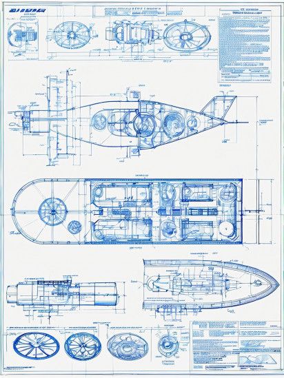 Blueprint Schematic Drawing