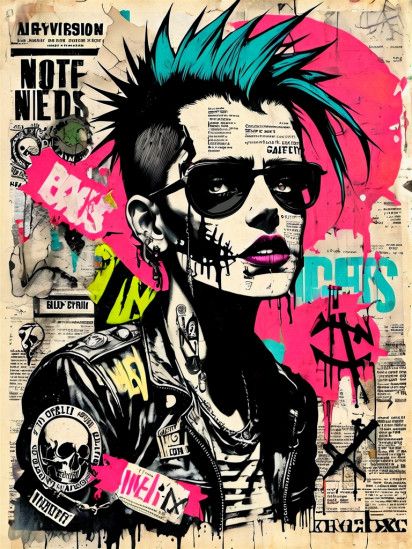MK Punk Collage